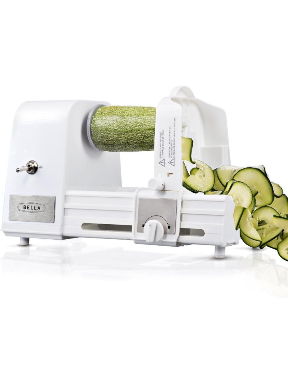 4-in-1 Electric Spiralizer & Slicer for Veggies & Fruits, Easy Clean, Recipe